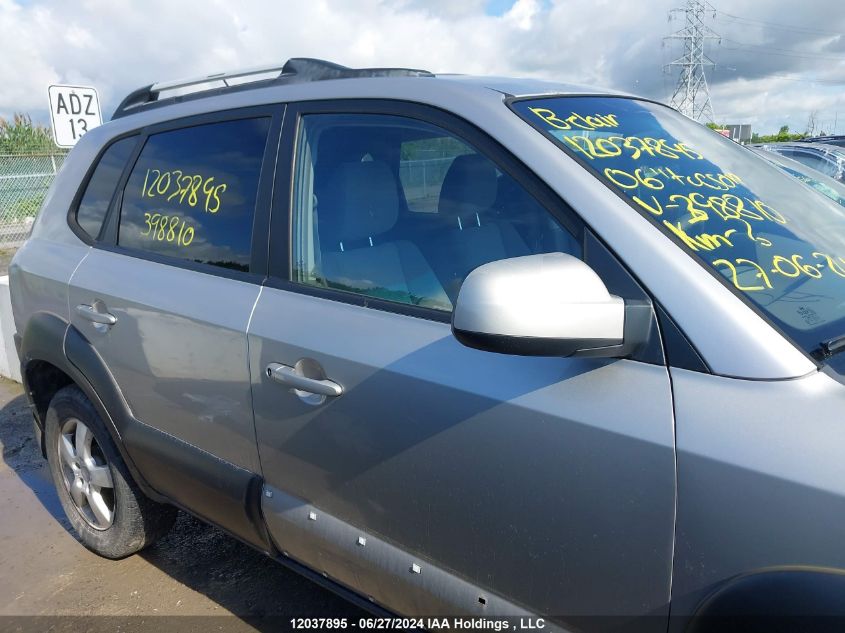 2006 Hyundai Tucson VIN: KM8JM12D06U398810 Lot: 12037895