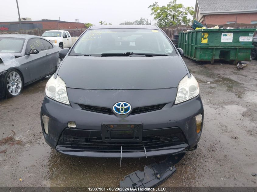 2014 Toyota Prius VIN: JTDKN3DUXE1770331 Lot: 12037901