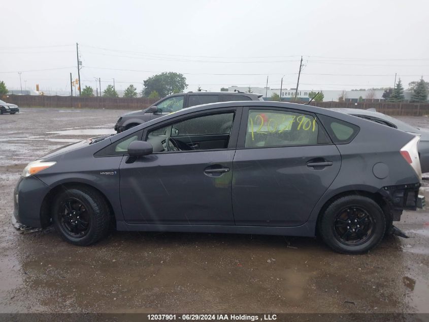 2014 Toyota Prius VIN: JTDKN3DUXE1770331 Lot: 12037901