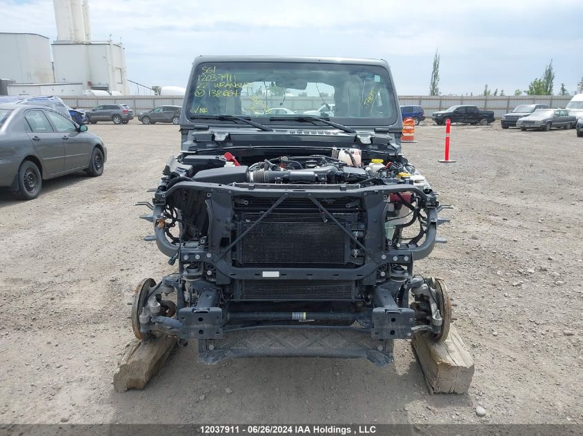 2022 Jeep Wrangler Unlimited Sahara VIN: 1C4HJXEGXNW138664 Lot: 12037911