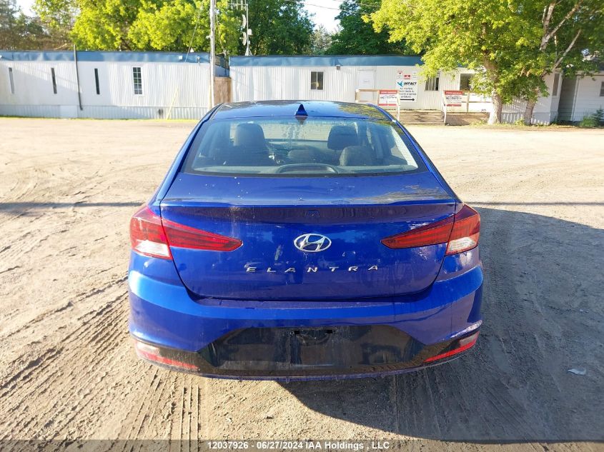 2019 Hyundai Elantra Sel/Value/Limited VIN: KMHD84LF5KU872862 Lot: 12037926