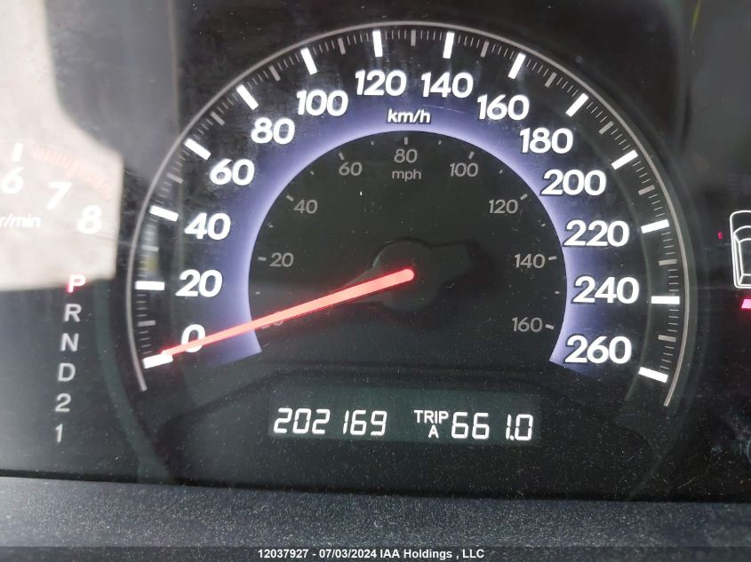 2009 Honda Odyssey VIN: 5FNRL38269B502502 Lot: 12037927