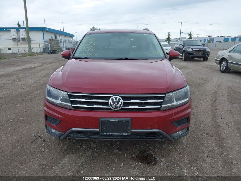 2018 Volkswagen Tiguan VIN: 3VV0B7AX1JM044118 Lot: 12037969