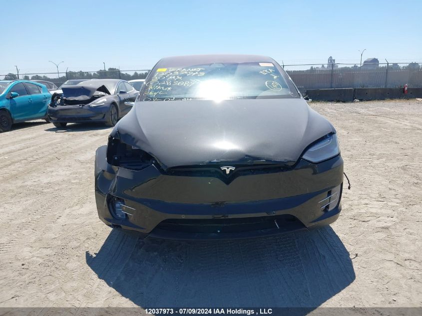 2020 Tesla Model X VIN: 5YJXCDE49LF283089 Lot: 12037973