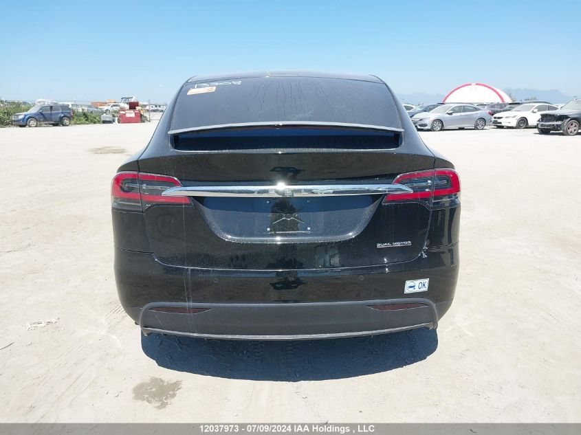 2020 Tesla Model X VIN: 5YJXCDE49LF283089 Lot: 12037973