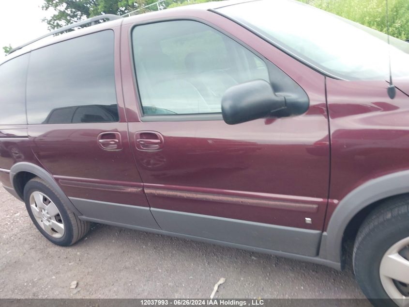 2006 Pontiac Montana Sv6 VIN: 1GMDU03L36D231855 Lot: 12037993