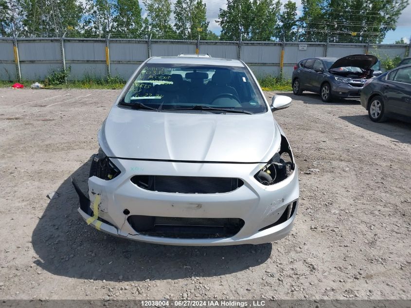 2016 Hyundai Accent VIN: KMHCU4AE3GU994631 Lot: 12038004