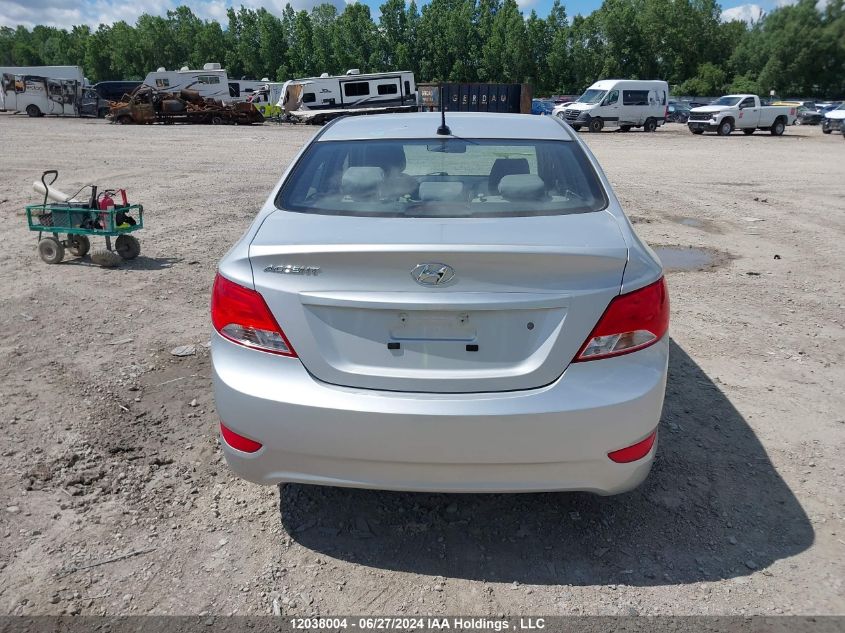 2016 Hyundai Accent VIN: KMHCU4AE3GU994631 Lot: 12038004