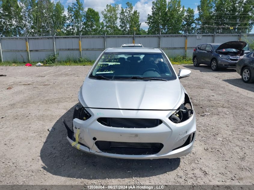 2016 Hyundai Accent VIN: KMHCU4AE3GU994631 Lot: 12038004