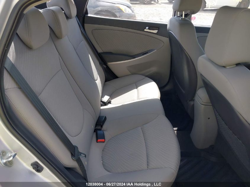 2016 Hyundai Accent VIN: KMHCU4AE3GU994631 Lot: 12038004