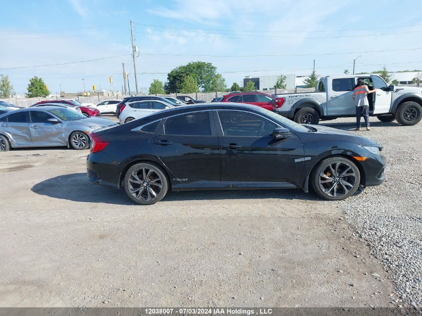 2019 Honda Civic Sedan VIN: 2HGFC2F85KH028600 Lot: 12038007