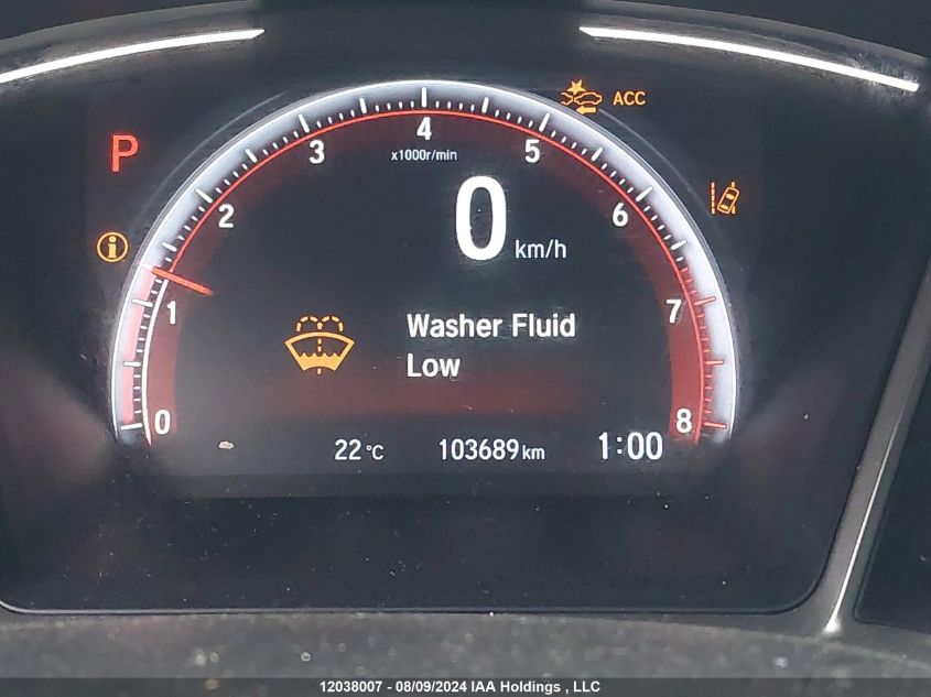 2019 Honda Civic Sedan VIN: 2HGFC2F85KH028600 Lot: 12038007