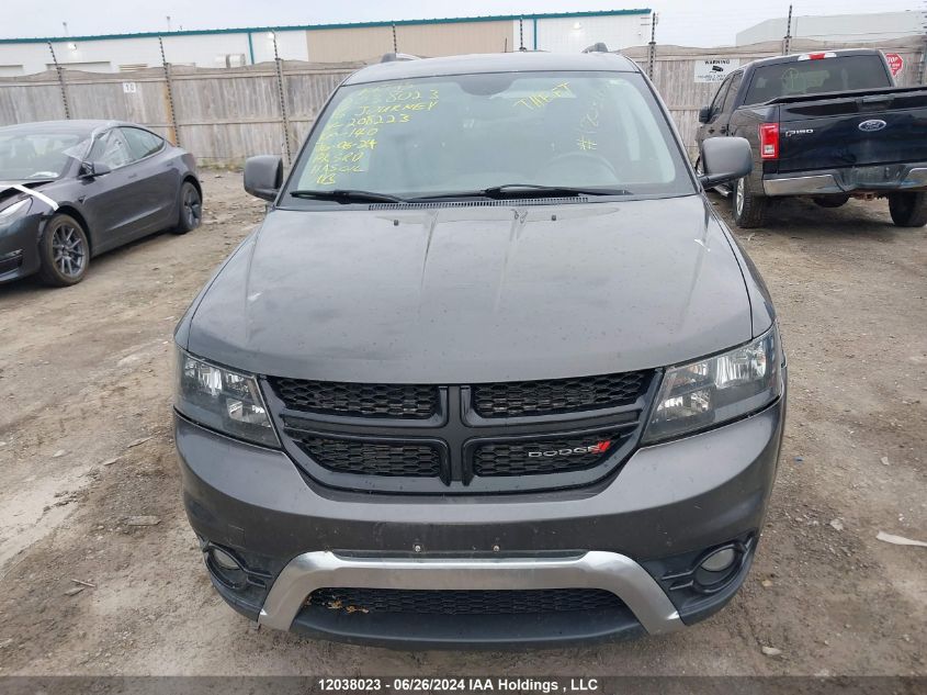 2016 Dodge Journey Crossroad VIN: 3C4PDCGG0GT208223 Lot: 12038023