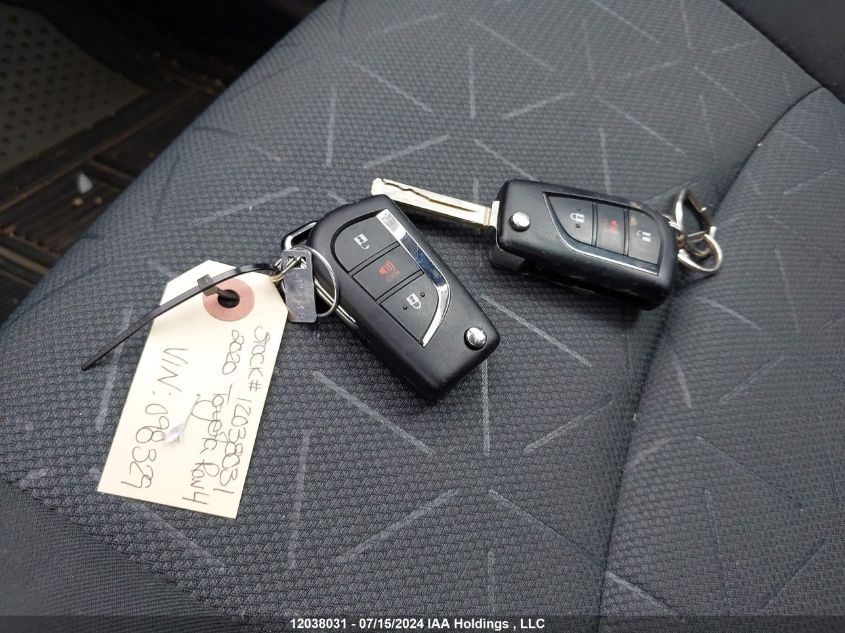 2020 Toyota Rav4 Le VIN: 2T3B1RFV9LC098329 Lot: 12038031