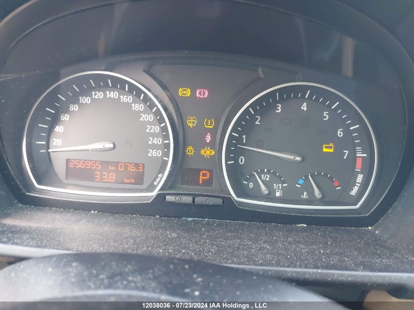 2007 BMW X3 3.0I VIN: WBXPC93407WJ01445 Lot: 12038036