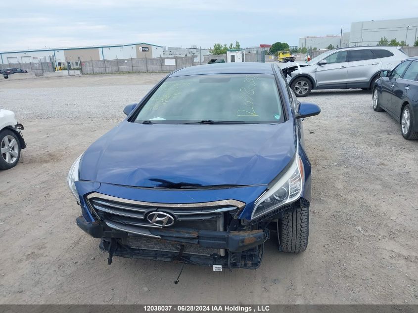 2015 Hyundai Sonata Gl VIN: 5NPE24AF9FH145334 Lot: 12038037