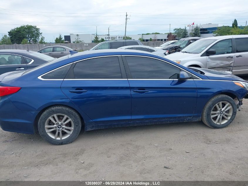 2015 Hyundai Sonata Gl VIN: 5NPE24AF9FH145334 Lot: 12038037