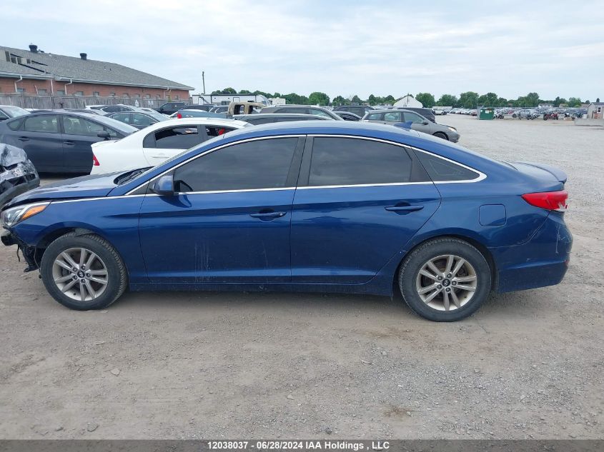 2015 Hyundai Sonata Gl VIN: 5NPE24AF9FH145334 Lot: 12038037