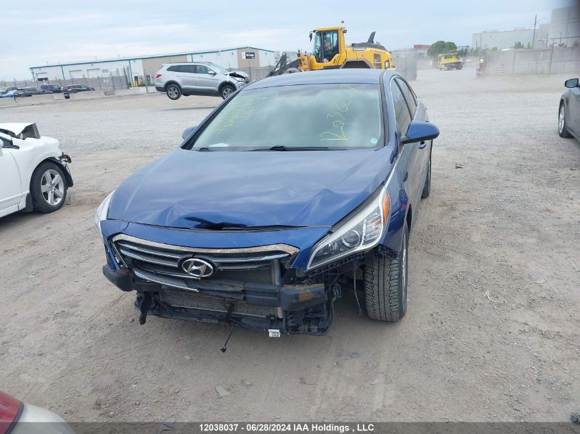 2015 Hyundai Sonata Gl VIN: 5NPE24AF9FH145334 Lot: 12038037