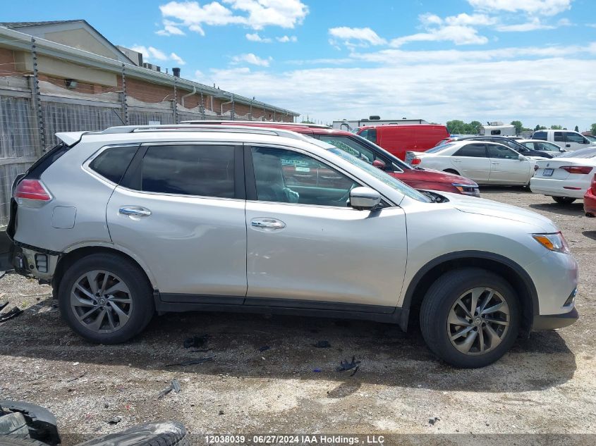 2016 Nissan Rogue VIN: 5N1AT2MV6GC747586 Lot: 12038039