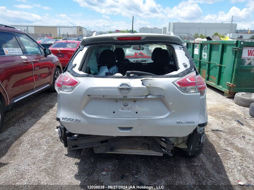 2016 Nissan Rogue VIN: 5N1AT2MV6GC747586 Lot: 12038039