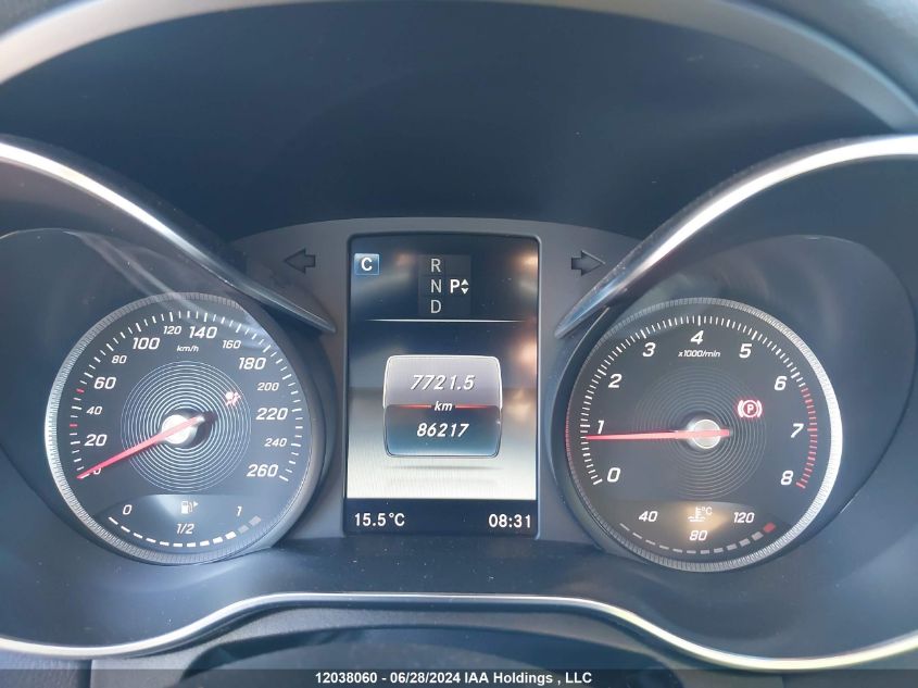 2017 Mercedes-Benz C 300 4Matic VIN: 55SWF4KB7HU192768 Lot: 12038060