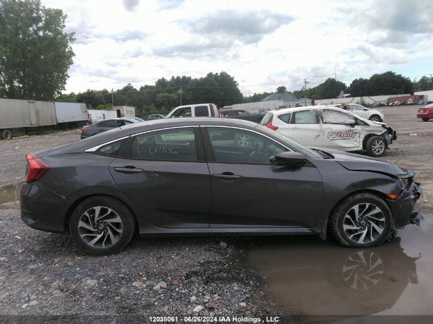 2019 Honda Civic Ex VIN: 2HGFC2F78KH011846 Lot: 12038061
