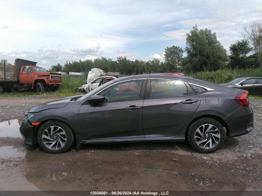 2019 Honda Civic Ex VIN: 2HGFC2F78KH011846 Lot: 12038061