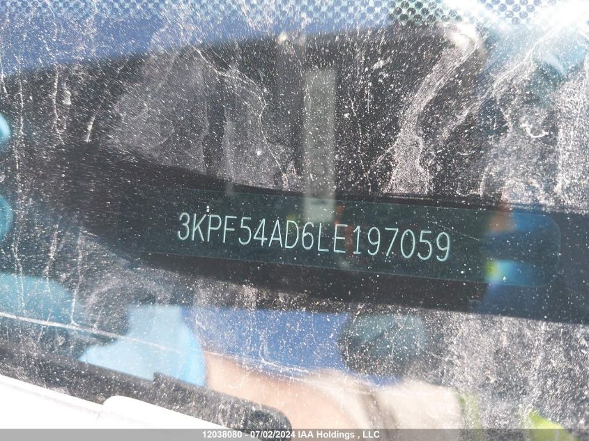 2020 Kia Forte VIN: 3KPF54AD6LE197059 Lot: 12038080