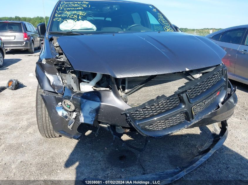 2017 Dodge Grand Caravan Se VIN: 2C4RDGBG1HR767761 Lot: 12038081