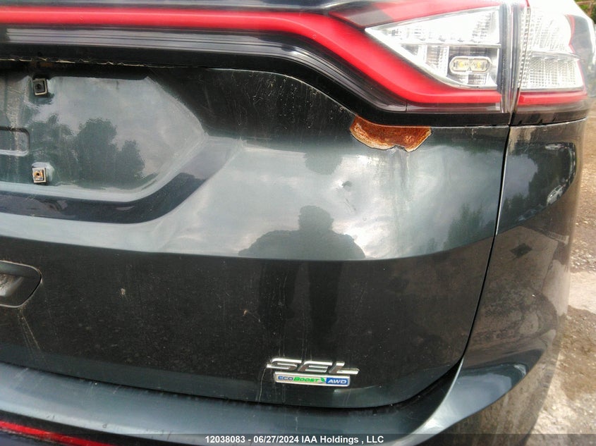 2015 Ford Edge Sel VIN: 2FMTK4J92FBB23717 Lot: 12038083