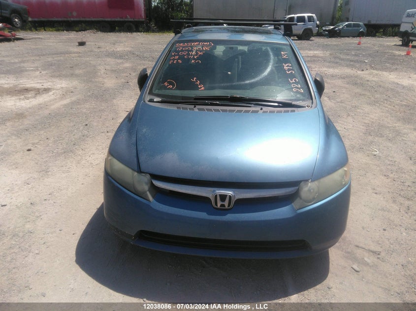 2008 Honda Civic Lx VIN: 2HGFA15568H024636 Lot: 12038086
