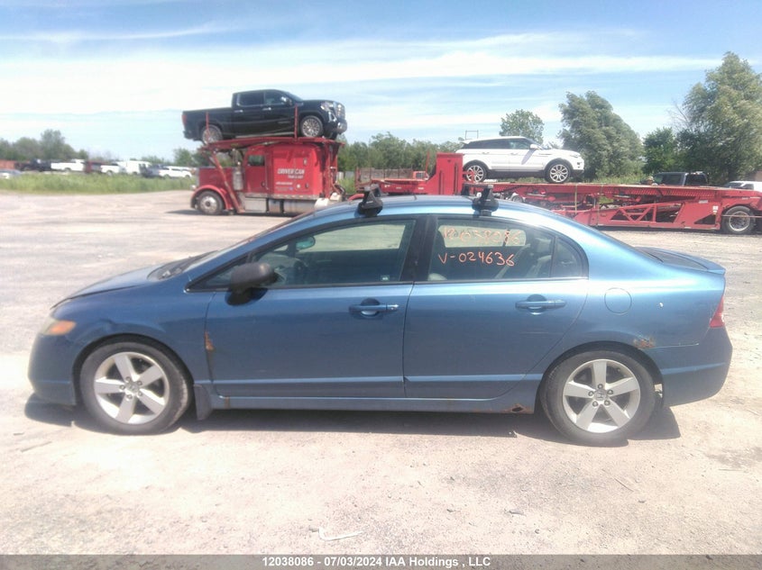 2008 Honda Civic Lx VIN: 2HGFA15568H024636 Lot: 12038086