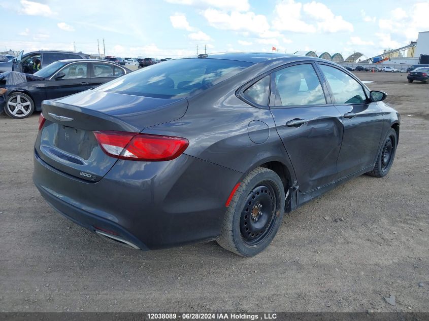 2016 Chrysler 200 S VIN: 1C3CCCBG5GN193554 Lot: 12038089