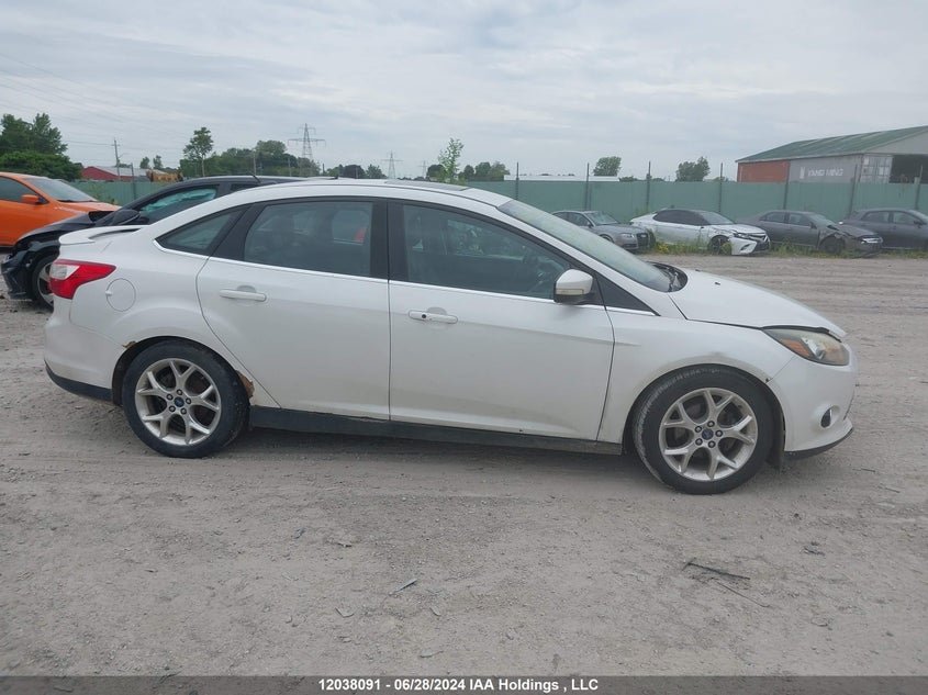 2013 Ford Focus Titanium VIN: 1FADP3J29DL345908 Lot: 12038091
