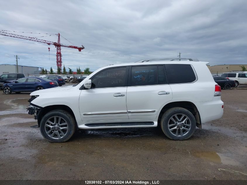 2014 Lexus Lx 570 VIN: JTJHY7AX1E4149255 Lot: 12038102