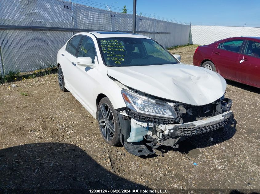 2016 Honda Accord Sedan VIN: 1HGCR3F91GA800368 Lot: 12038124