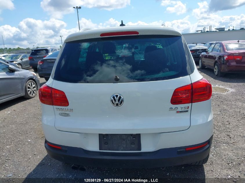 2016 Volkswagen Tiguan VIN: WVGJV7AX5GW033251 Lot: 12038129