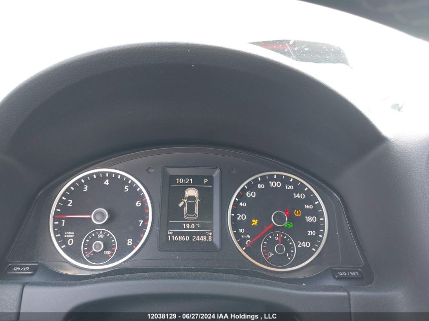 2016 Volkswagen Tiguan VIN: WVGJV7AX5GW033251 Lot: 12038129