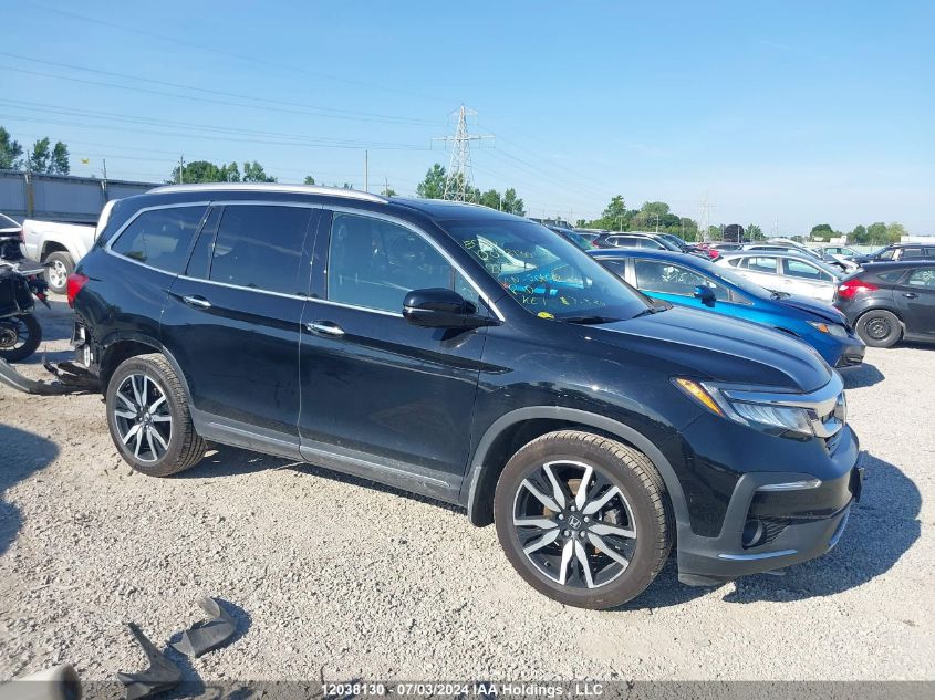 2021 Honda Pilot VIN: 5FNYF6H93MB506078 Lot: 12038130