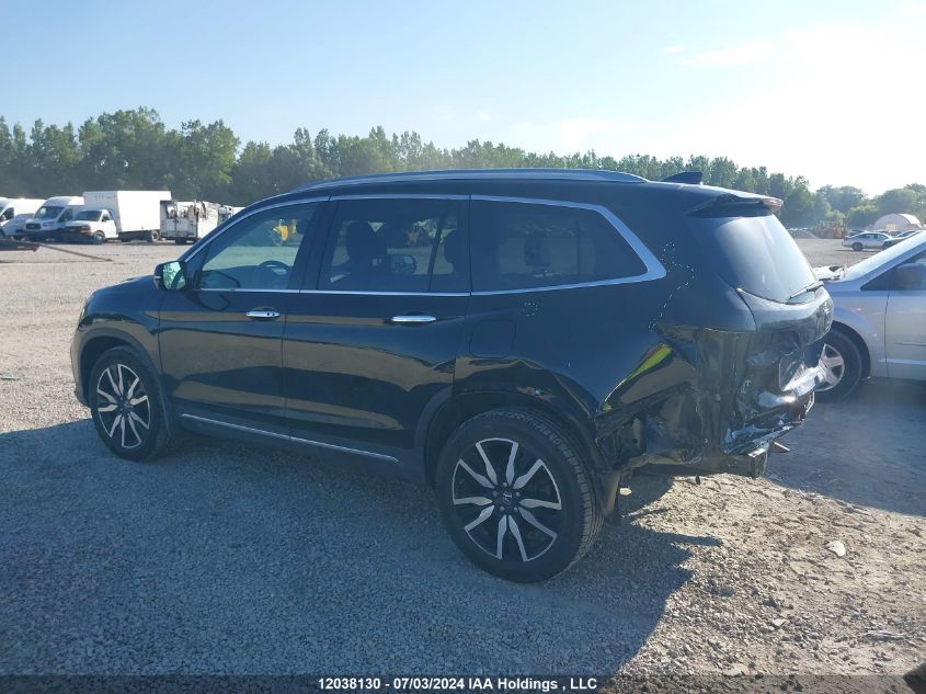 2021 Honda Pilot VIN: 5FNYF6H93MB506078 Lot: 12038130