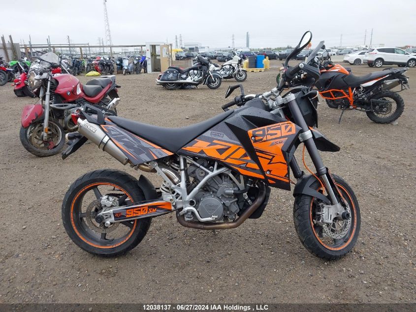 2006 Ktm 950 Supermoto VIN: VBKVS44096M922946 Lot: 12038137