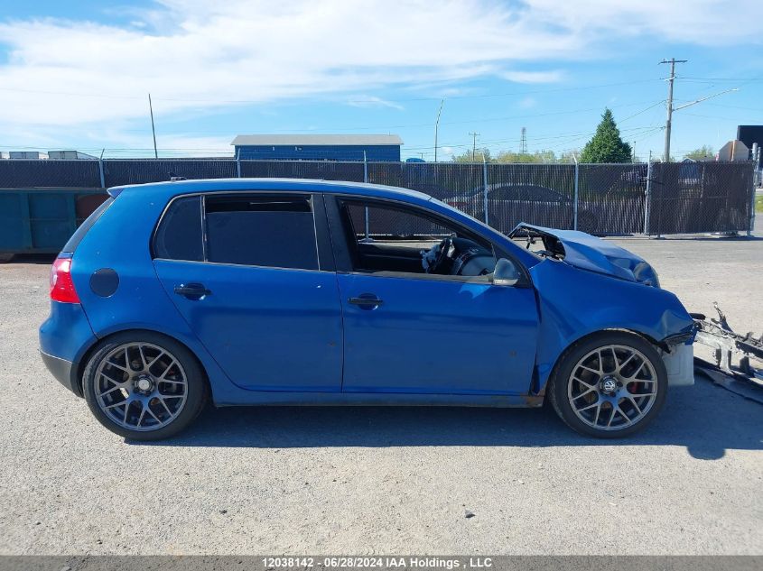 2007 Volkswagen Golf Gti VIN: WVWGV71K17W283962 Lot: 12038142