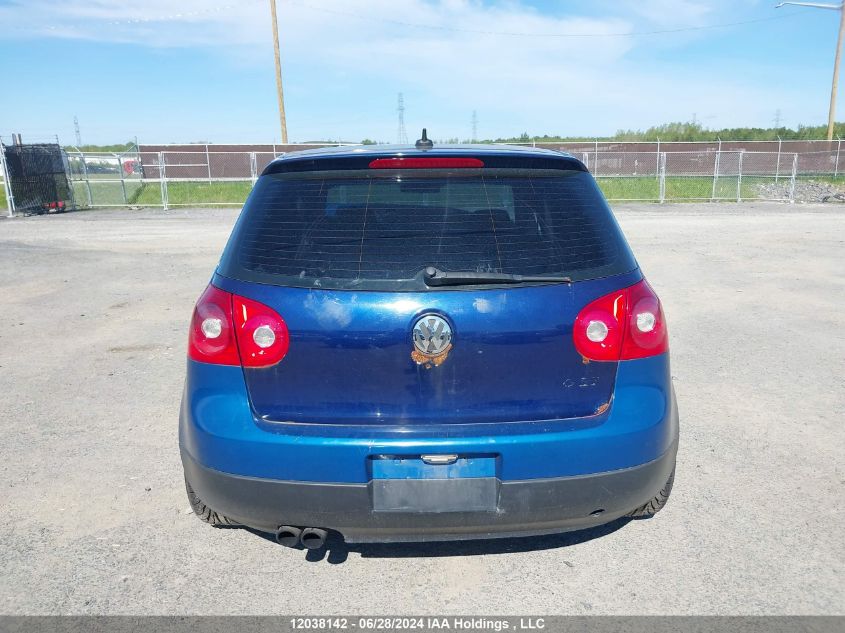 2007 Volkswagen Golf Gti VIN: WVWGV71K17W283962 Lot: 12038142