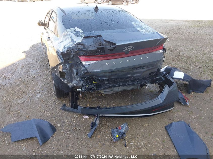 2024 Hyundai Elantra Sel VIN: KMHLM4DG5RU706785 Lot: 12038144