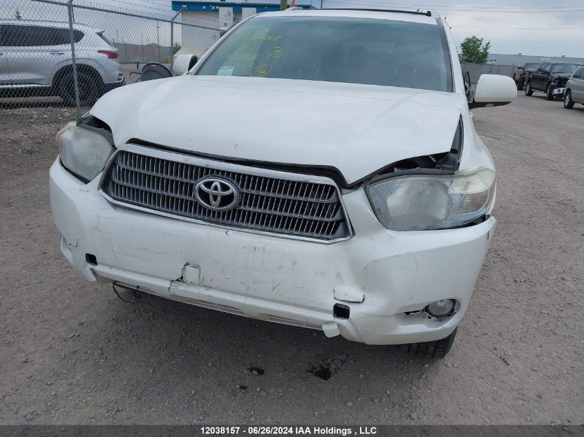 2008 Toyota Highlander Hybrid Limited VIN: JTEEW44A282011222 Lot: 12038157