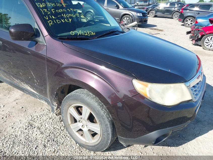 2013 Subaru Forester VIN: JF2SHCBC0DH409652 Lot: 12038165