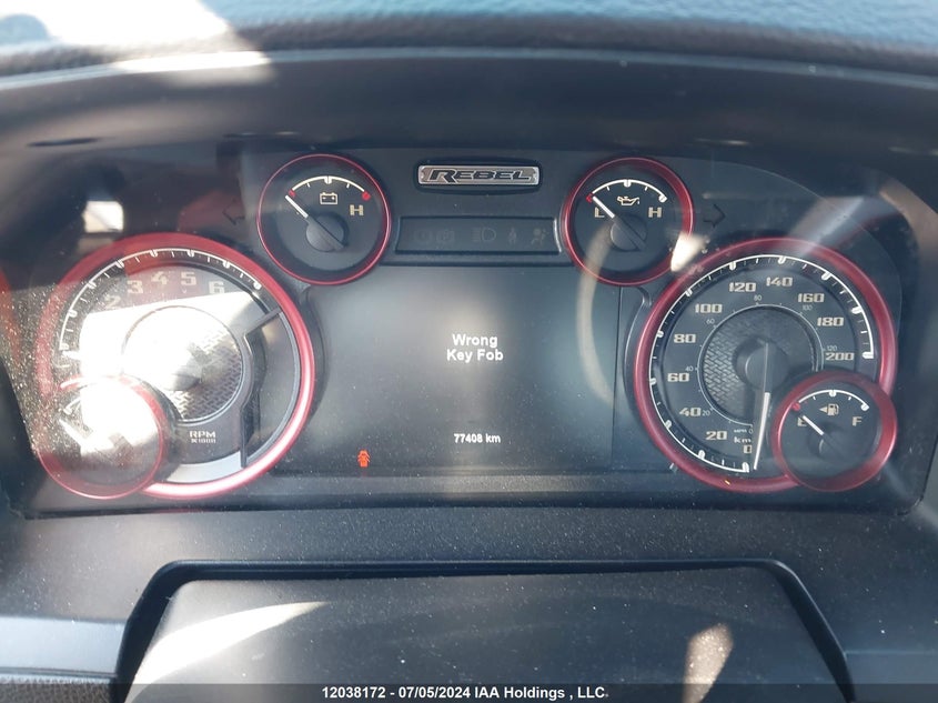 2017 Ram 1500 Rebel VIN: 1C6RR7YT3HS586205 Lot: 12038172