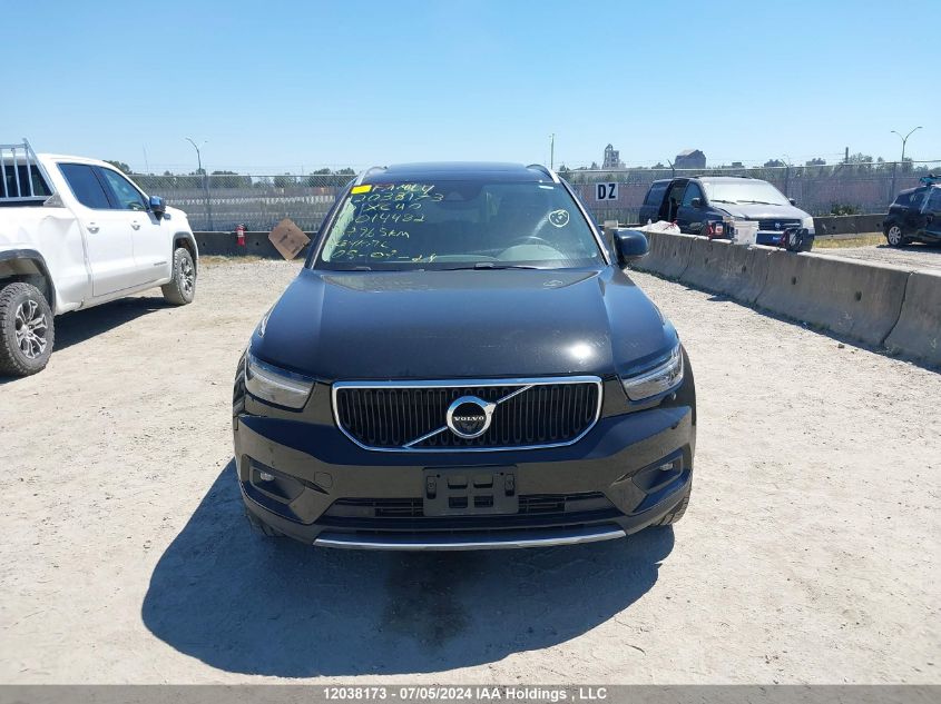 2019 Volvo Xc40 VIN: YV4162XZ3K2014482 Lot: 12038173