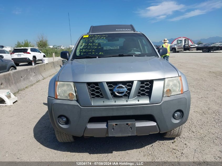 2005 Nissan Xterra Off Road/S/Se VIN: 5N1AN08W85C623608 Lot: 12038174
